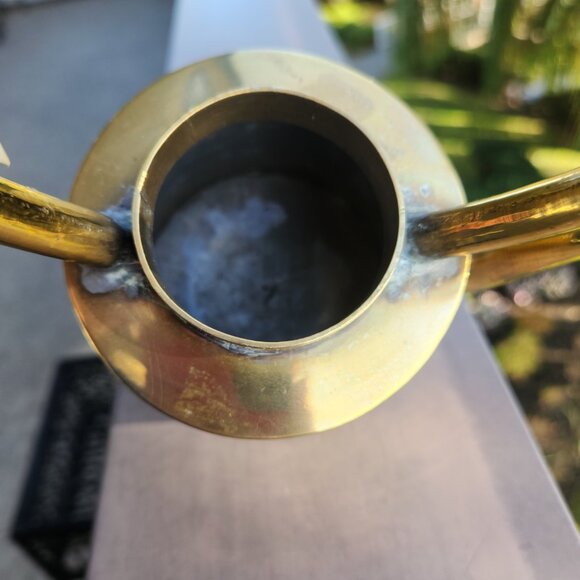 Antique Chinese Brass Teapot | Hand-Etched Floral | Round Handle | c.1890–1920 - Picture 10 of 10